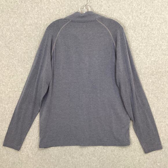 Free Fly Performance Bamboo 1/4 Zip Shirt Size L Pullover Stretch Long Sleeve - Picture 5 of 14